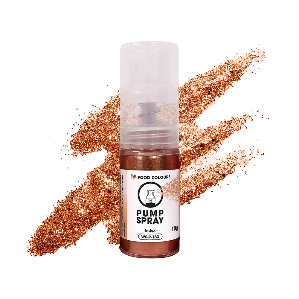 Barwnik w sprayu z pompką miedziany 10 g Food Colours