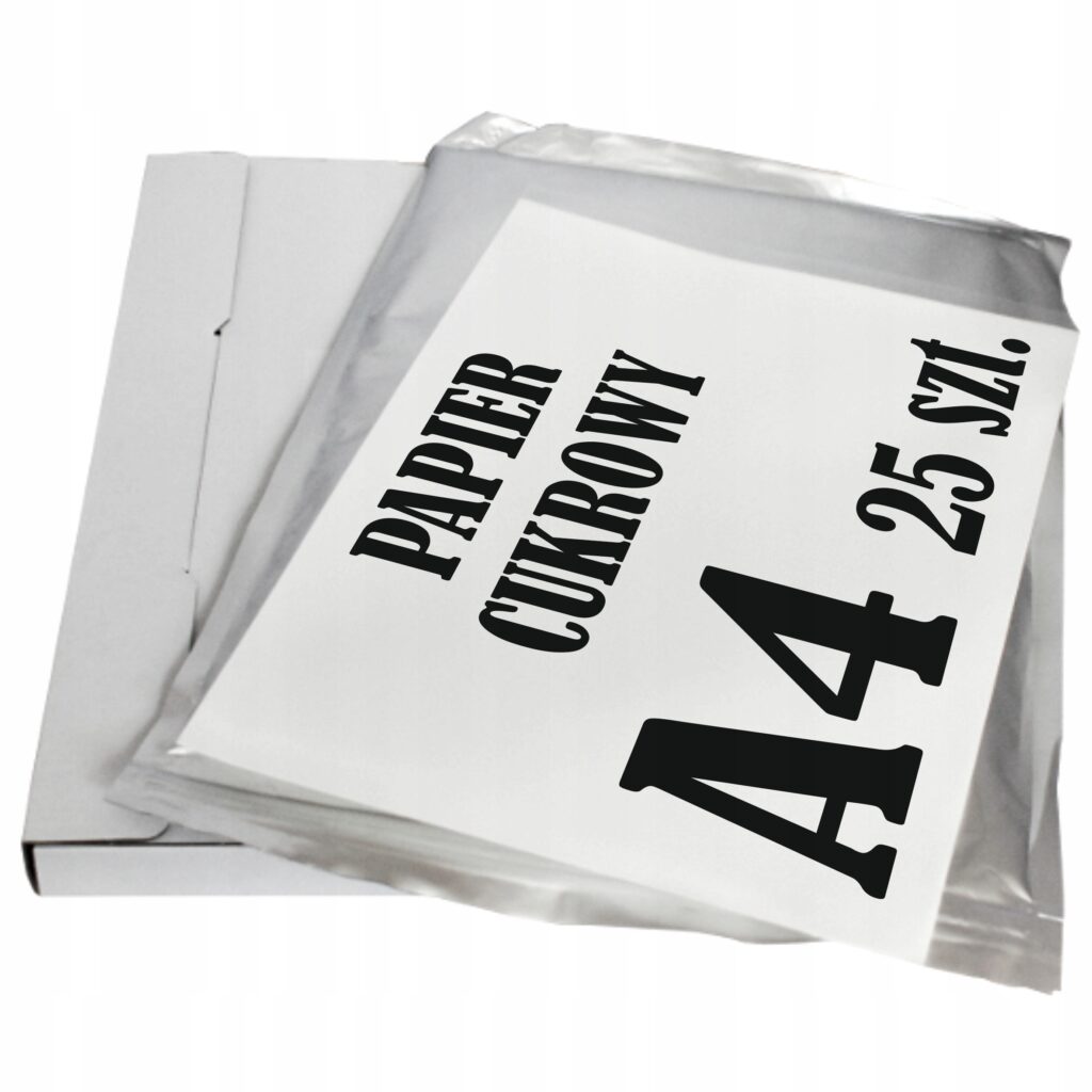 Papier cukrowy A4 25 sztuk