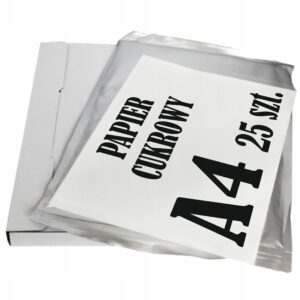 Papier cukrowy A4 25 sztuk