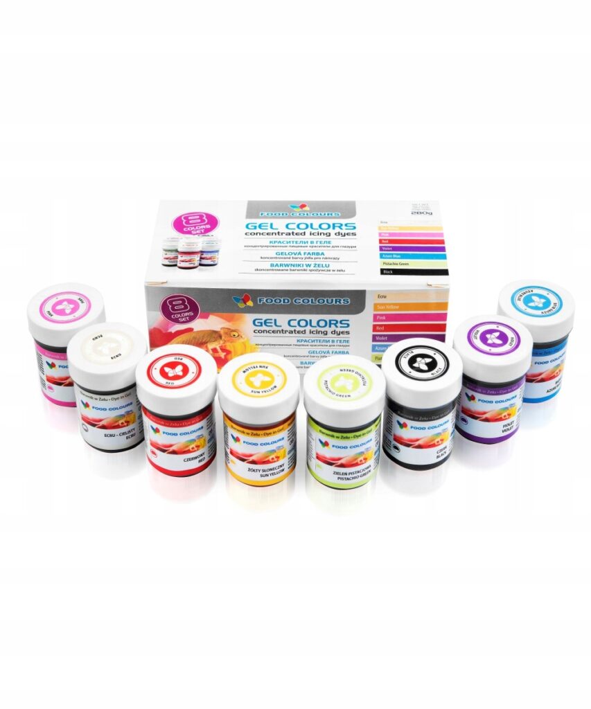 Zestaw barwników spożywczych Food Colours 8 sztuk