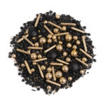 Posypka do ciast czarno-złota Black'n'gold Słodki Bufet