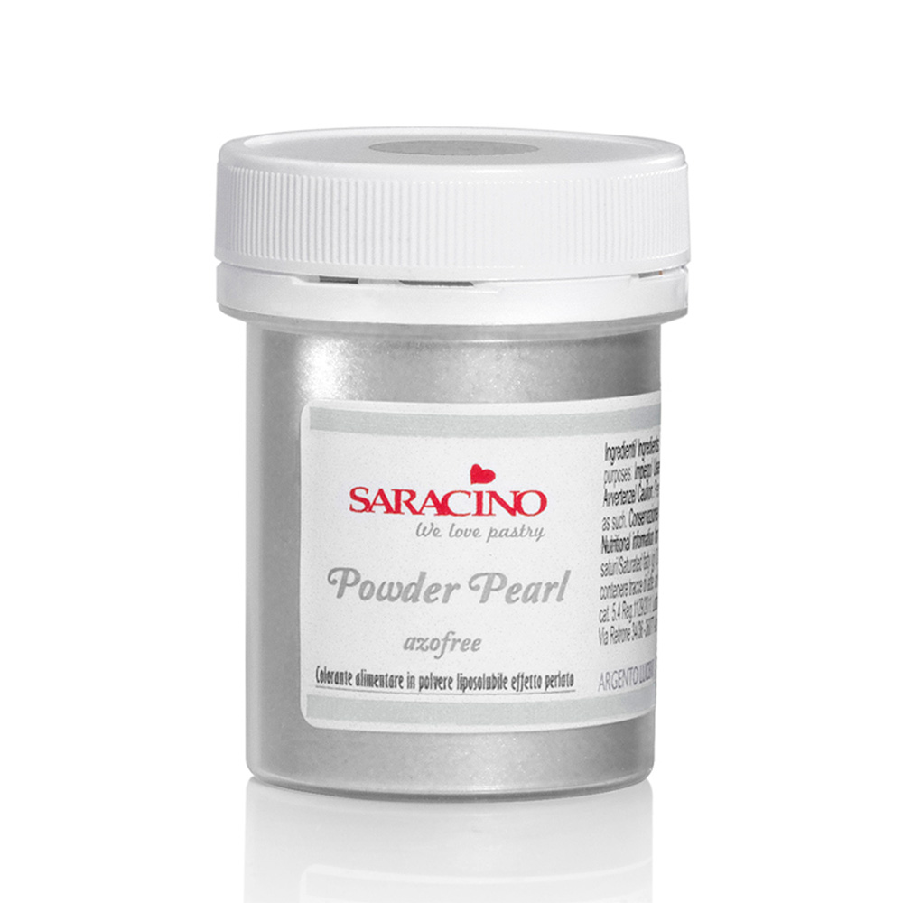 Jadalny srebrny brokat