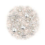 Posypka do ciast biało-srebrna Crystal White Słodki Bufet