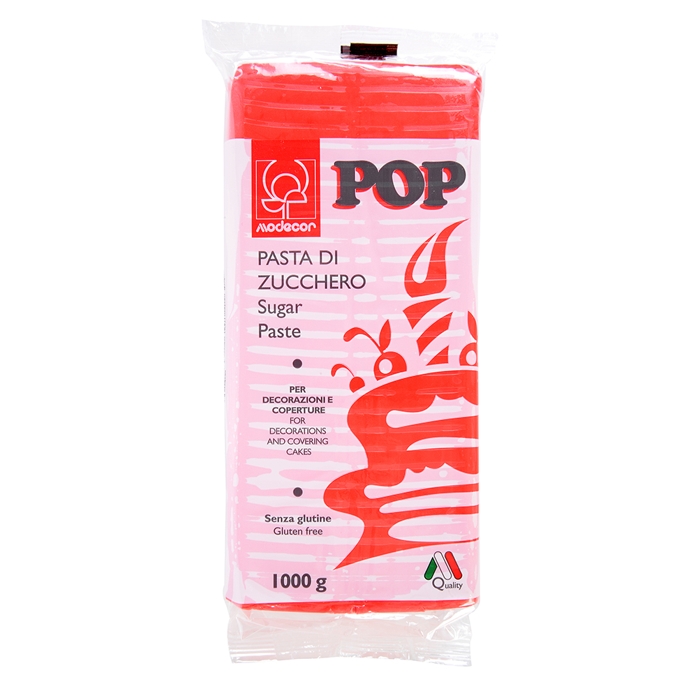 Lukier plastyczny czerwony 1 kg