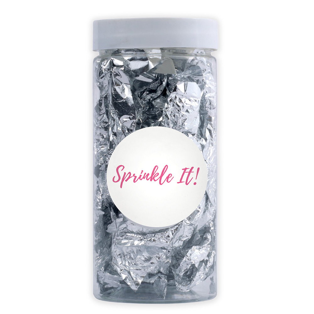 Płatki srebra do dekoracji wypieków Sprinkle It!