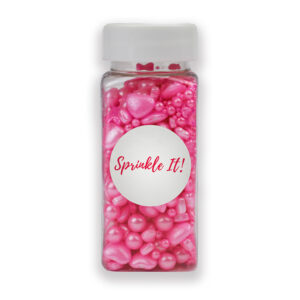 Różowa posypka cukrowa Sprinkle It!