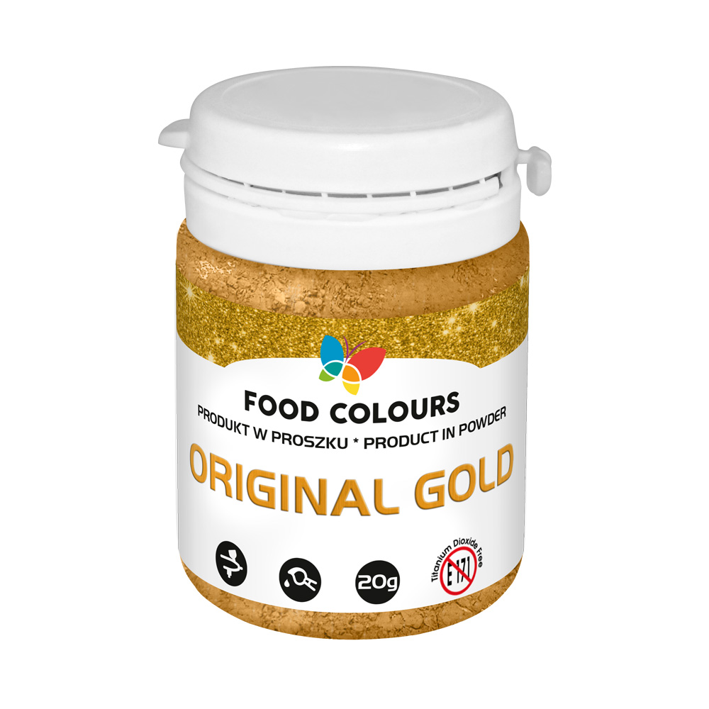 Barwnik spożywczy w proszku złoty