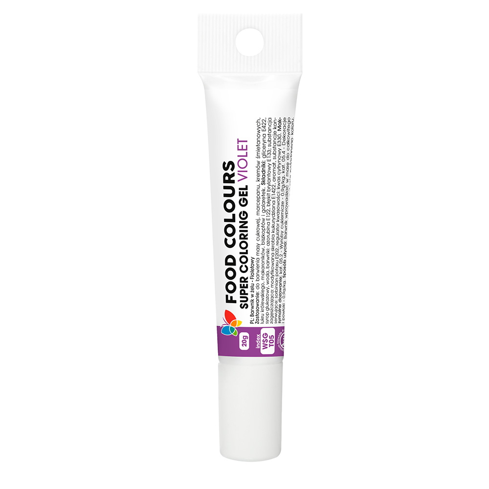 Fioletowy żelowy barwnik spożywczy 20g