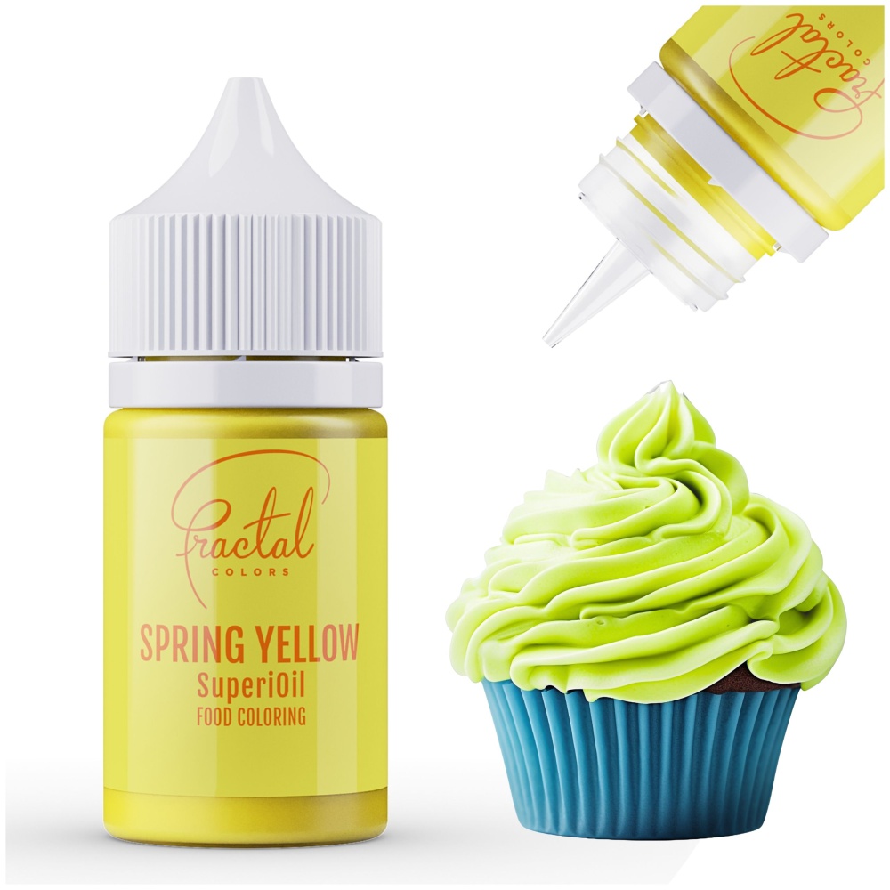 Żółty olejowy barwnik spożywczy Spring Yellow Fractal