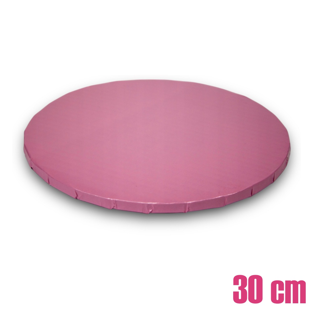 podkład pod tort sztywny gruby 25 30 34 cm różowy