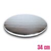 podkład pod tort sztywny gruby 25 30 34 cm srebrny