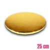podkład pod tort sztywny gruby 25 30 34 cm złoty
