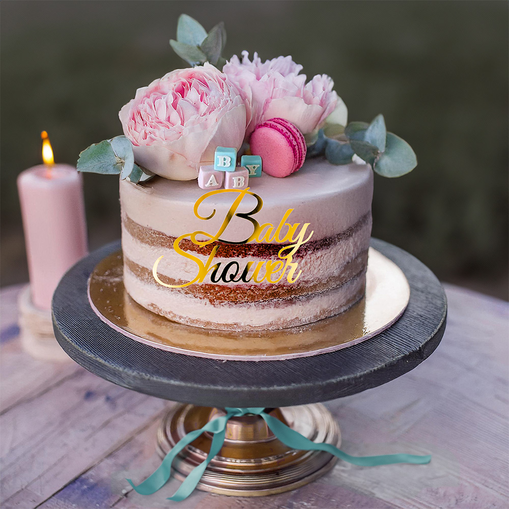 Elegancki topper Baby Shower