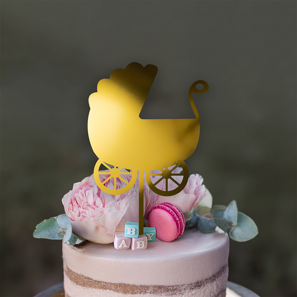 Topper na tort wózek