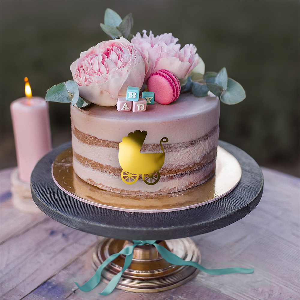 Topper na tort wózek