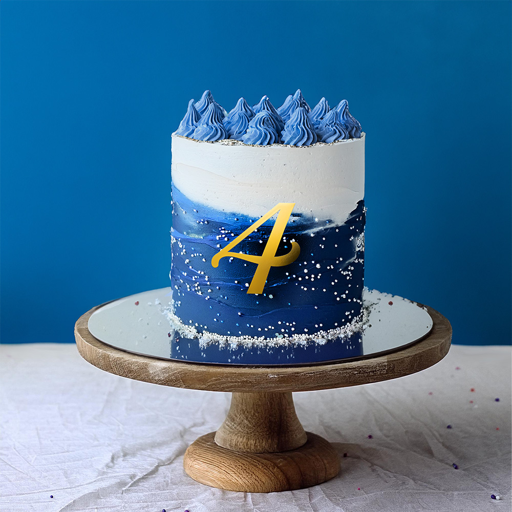 Topper na tort cyfra 0-9