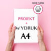Wydruk na tort z projektem