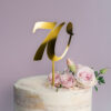 Topper na tort z liczbą