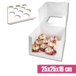 Pudełko na babeczki białe