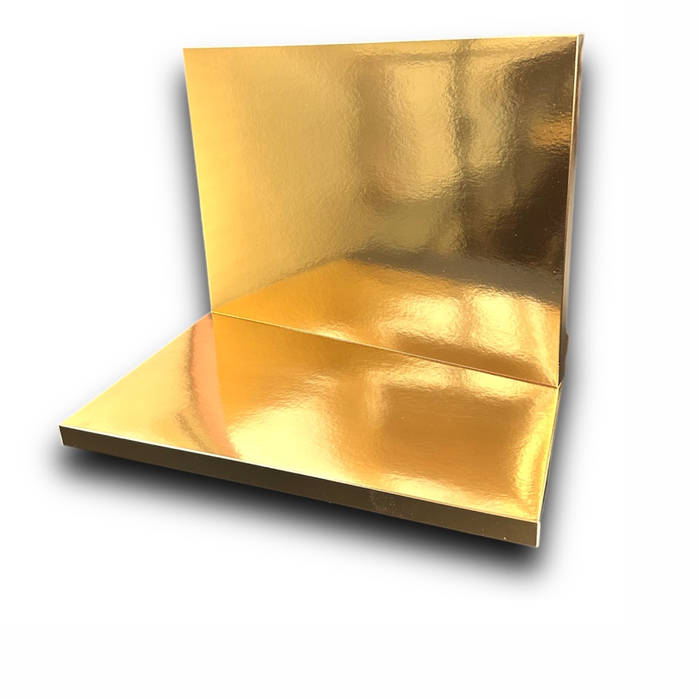 podkład styrodur styrodurowy złoty srebrny biały kwadratowy 25 30 34 cm oklejony bok