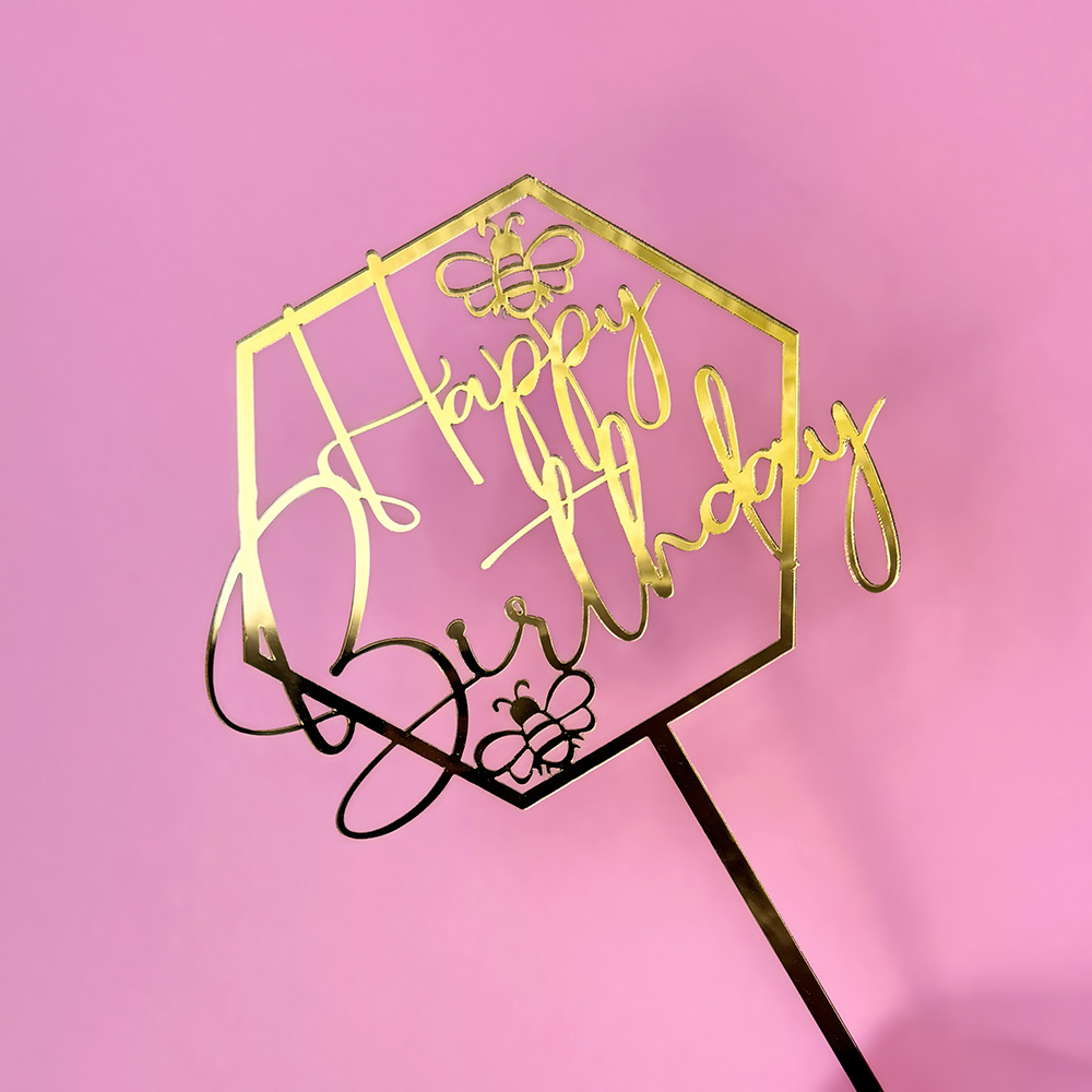 Topper na urodziny pszczółki