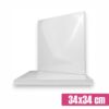 Kwadratowy podkład pod tort biały 34x34 cm