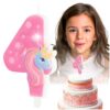 Świeczka Jednorożec urodziny dla dziewczynki unicorn