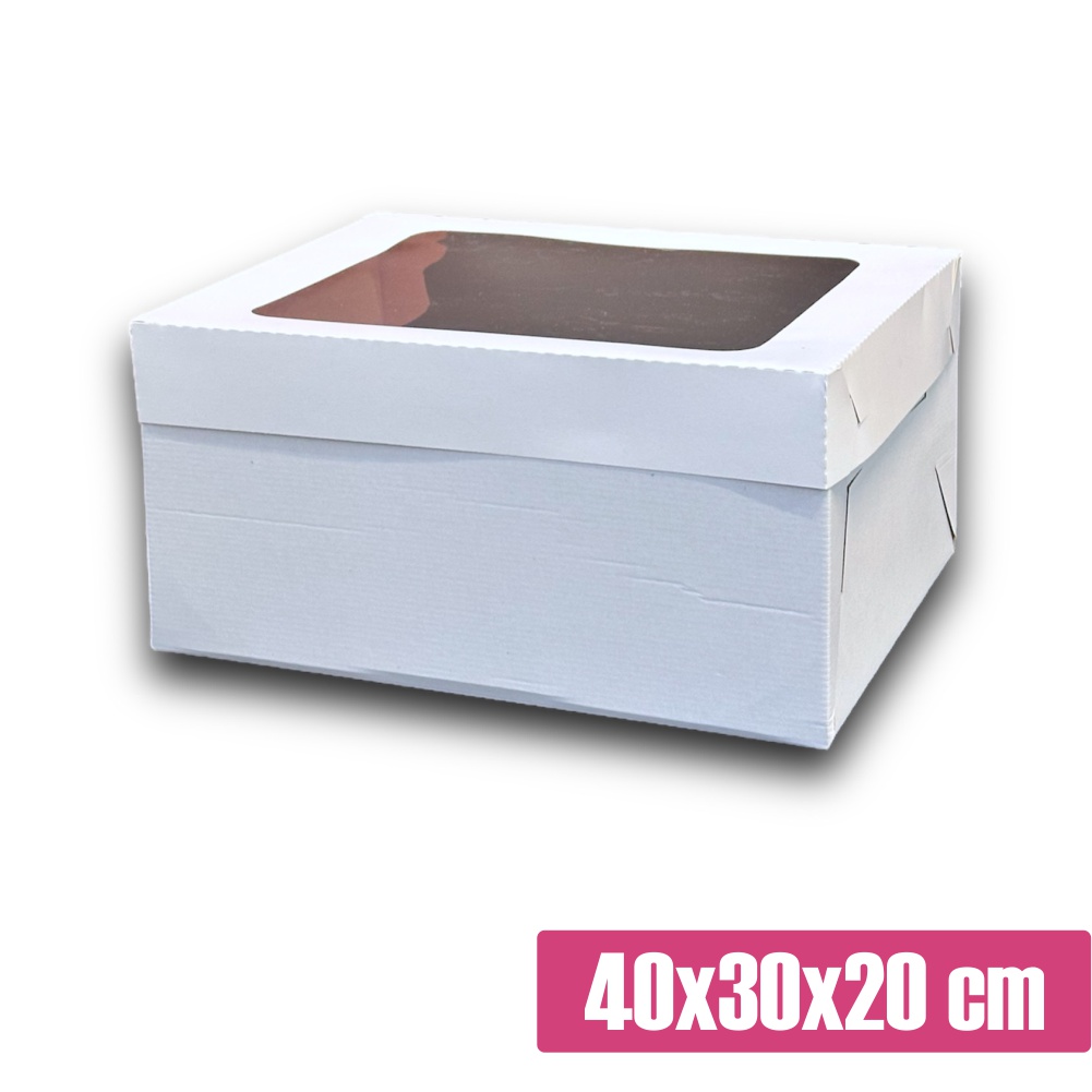 Pudełko na tort prostokątne 40x30x20 cm
