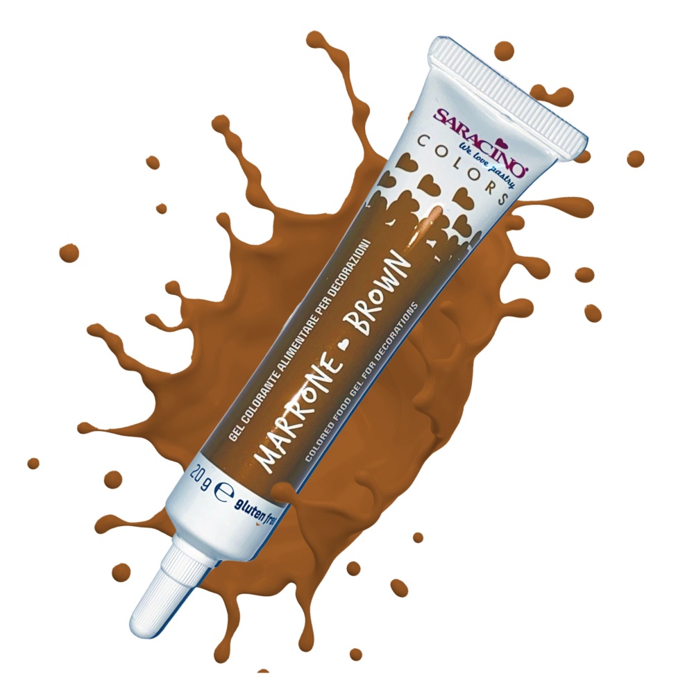 Brązowy barwnik w żelu Saracino