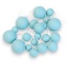 Błękitne kule do dekoracji tortów