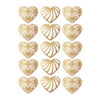 Jadalne złoto serca 15 sztuk