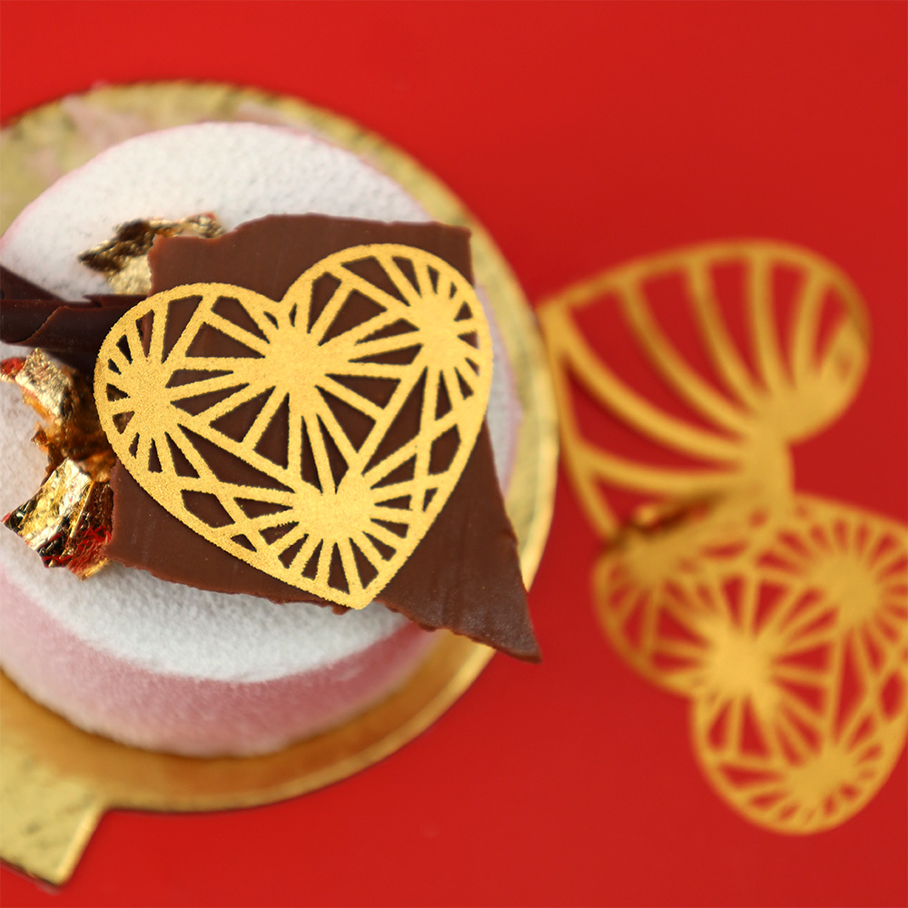 Jadalne złoto serca 15 sztuk