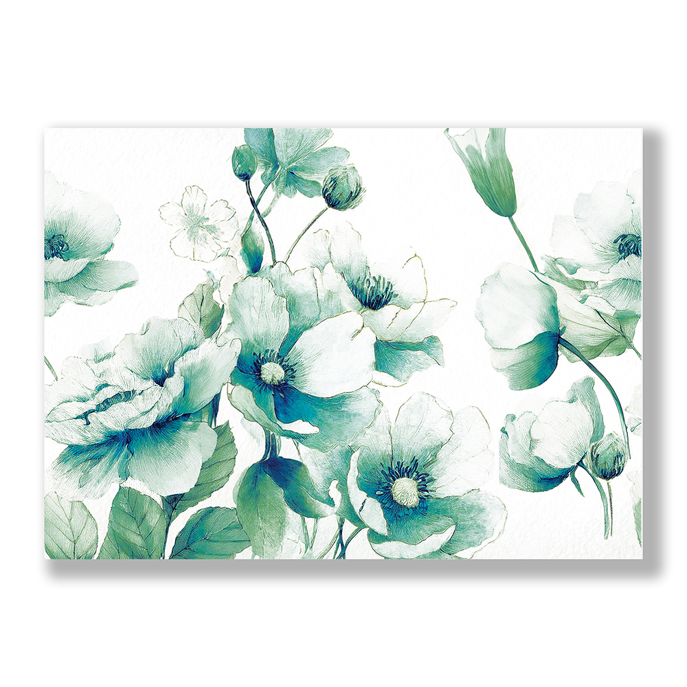 Biały wydruk w kwiaty na tort