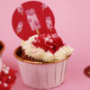 Walentynkowe opłatki na babeczki