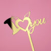 Topper na Walentynki I love you