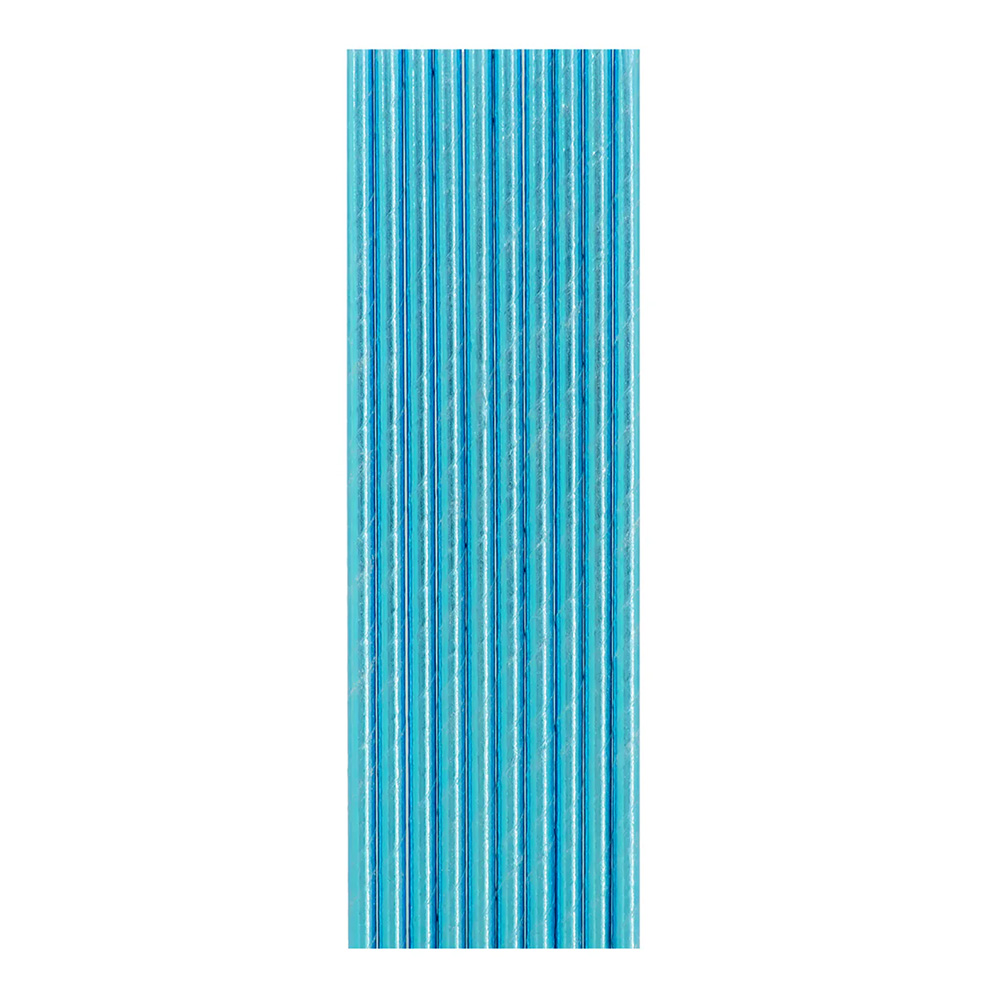 Niebieskie słomki papierowe 10 sztuk