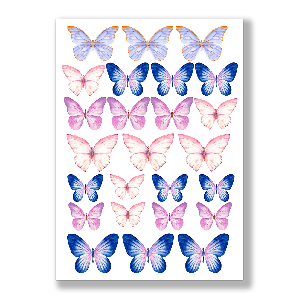 Ozdoby do tortów motylki