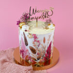 Boho opłatek na tort tapeta