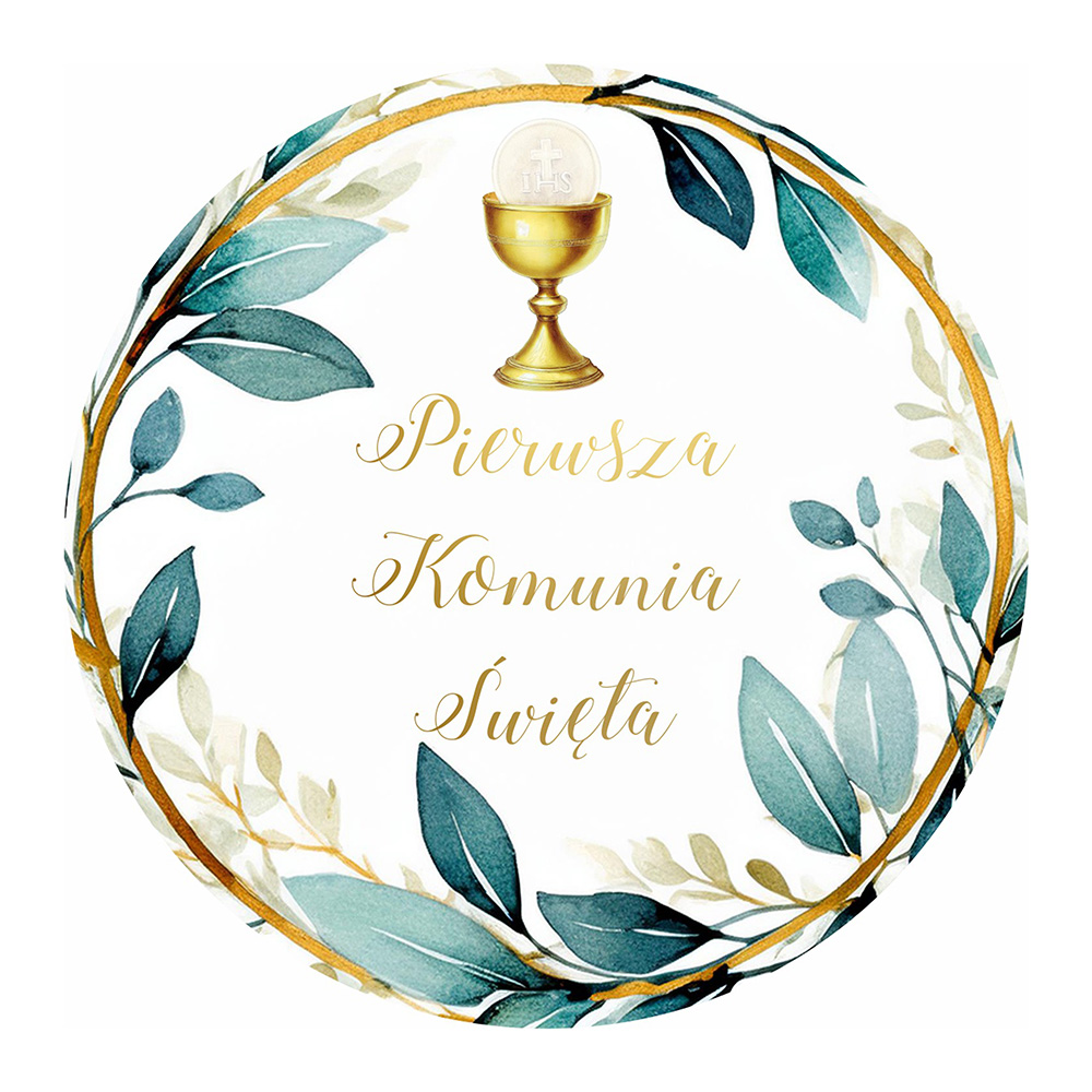 Opłatek na tort komunijny