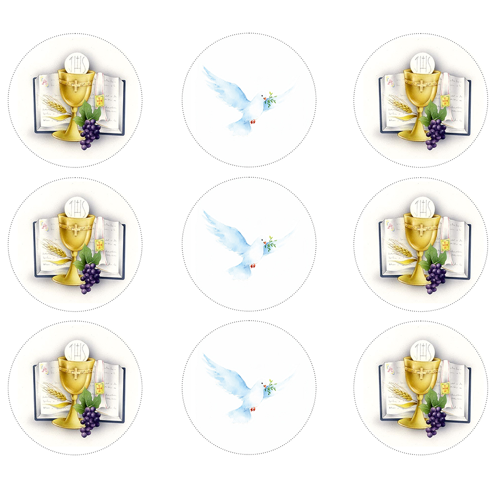 Jadalne opłatki komunijne na muffinki