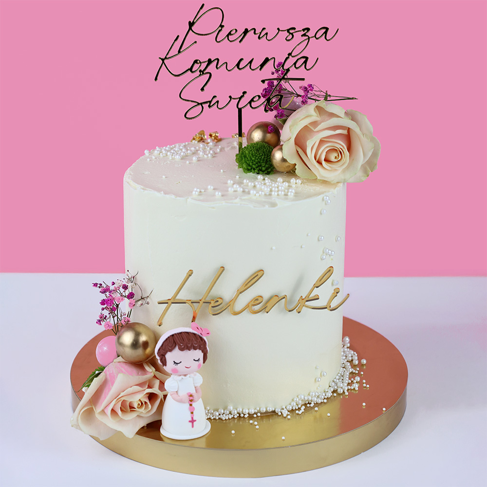 Zestaw topperów na Pierwszą Komunię Świętą