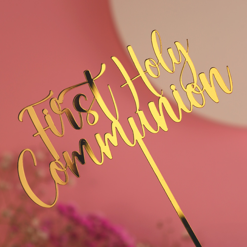 First Holy Communion topper na tort