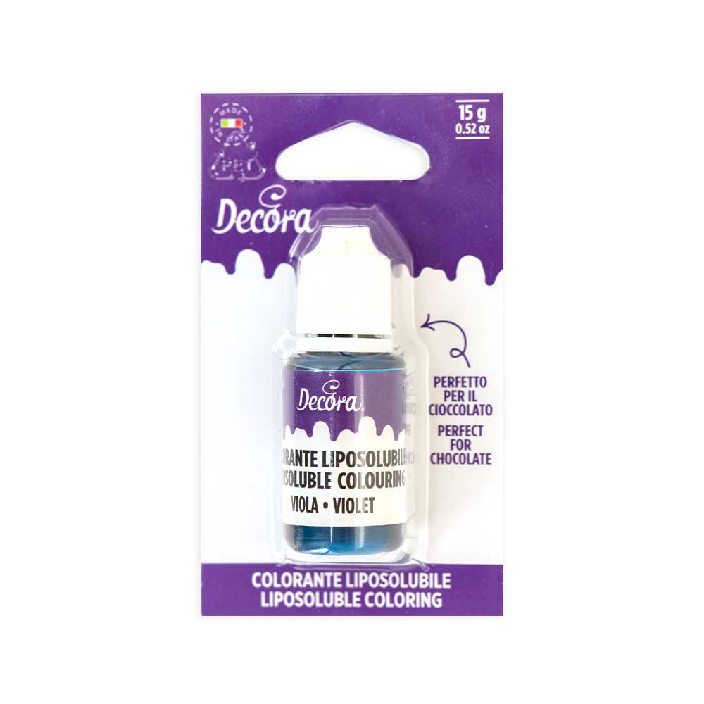 Fioletowy barwnik do czekolady i mas tłustych