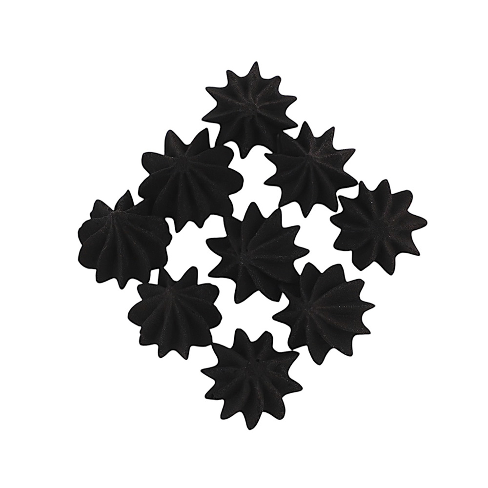 Czarne mini bezy 9 sztuk