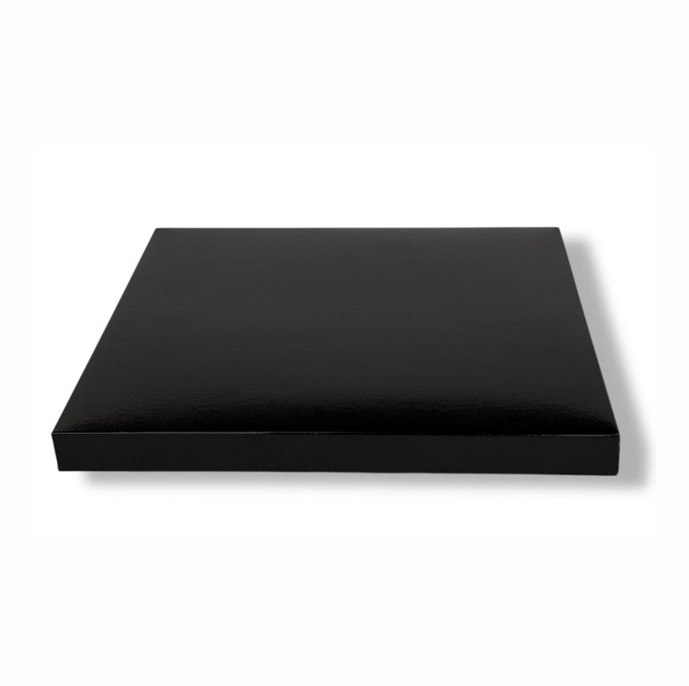 Kwadratowy podkład pod tort czarny