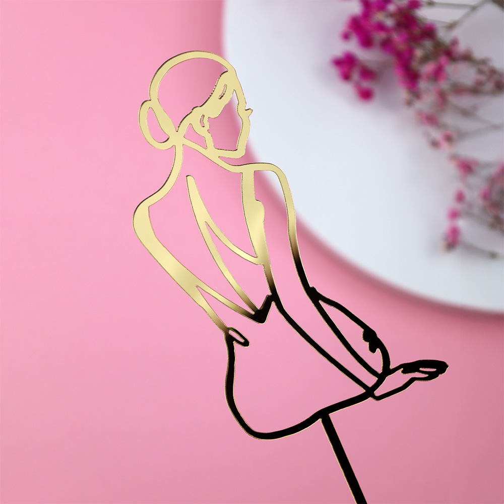 Dekoracja na torty kobiece