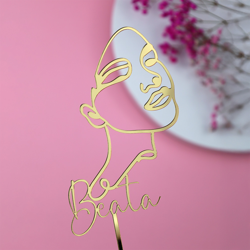 Topper twarz + dowolne imię