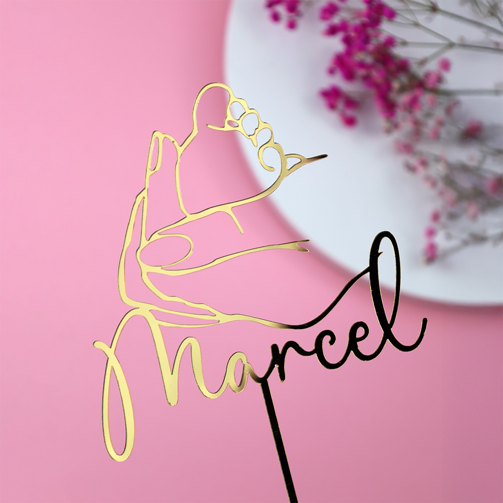 Dekor tort na Baby Shower z imieniem