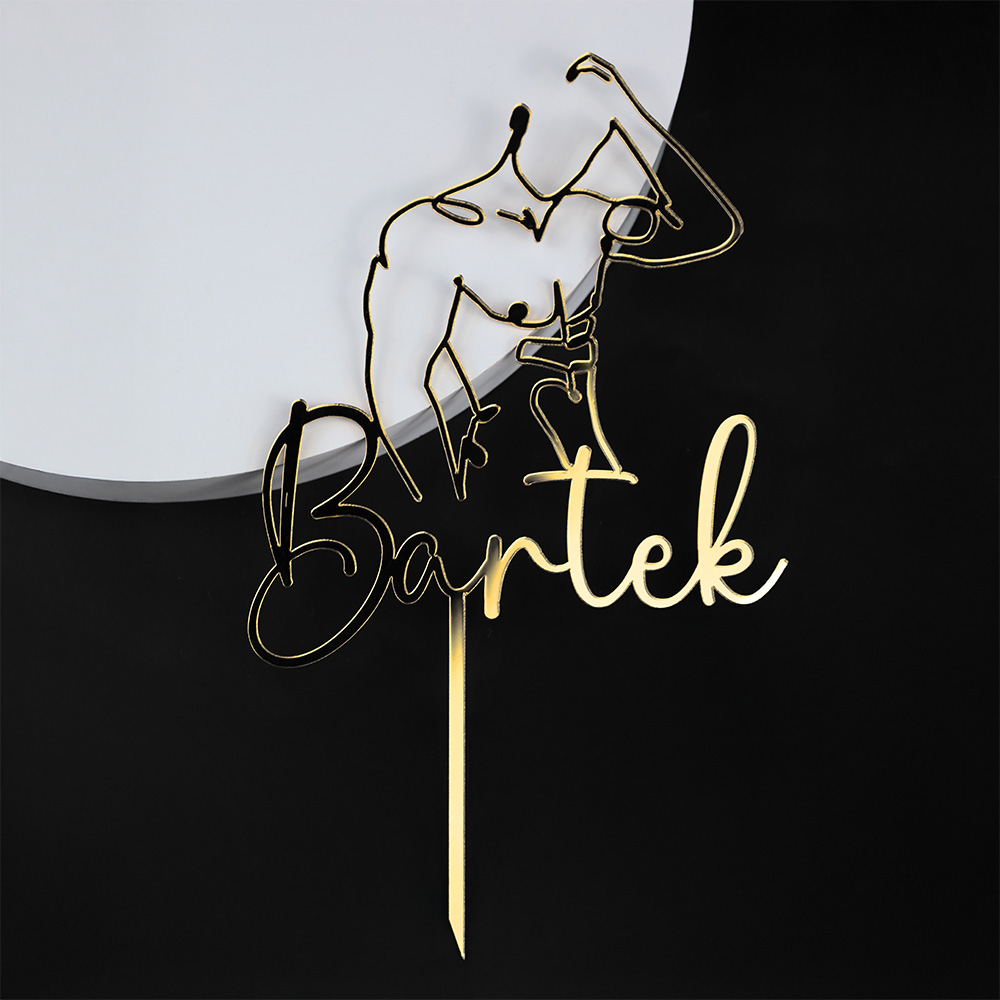 Topper na tort mężczyzna z imieniem