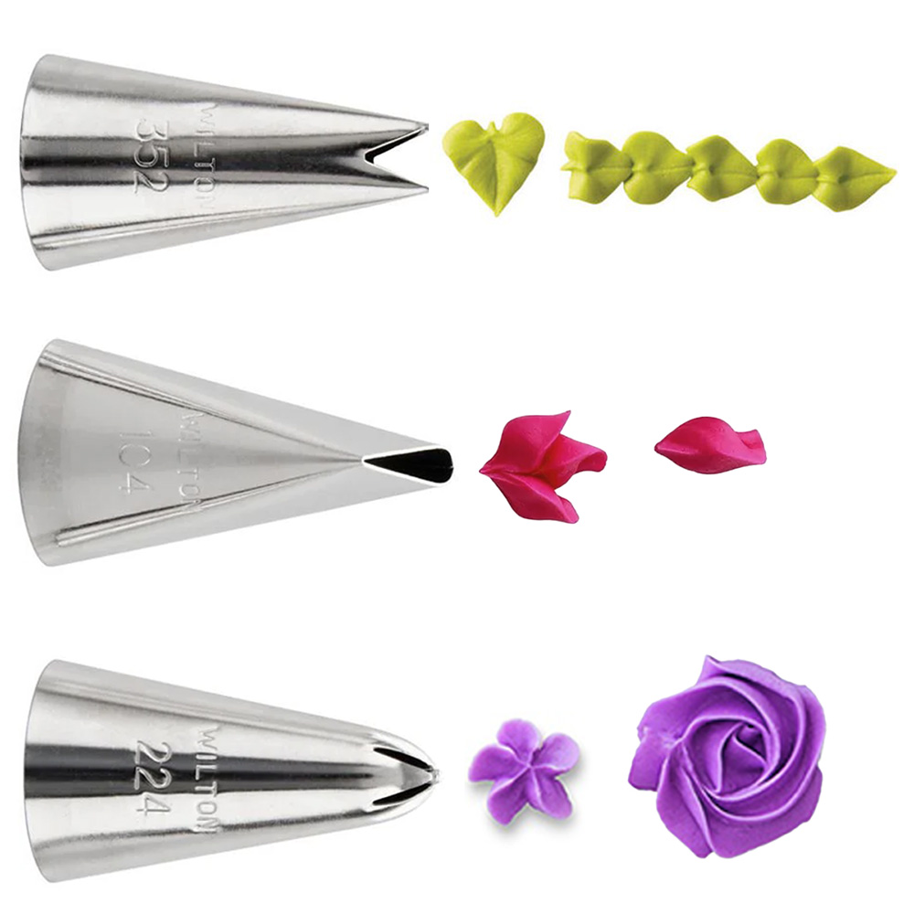 Zestaw tylek cukierniczych #352 #104 #224